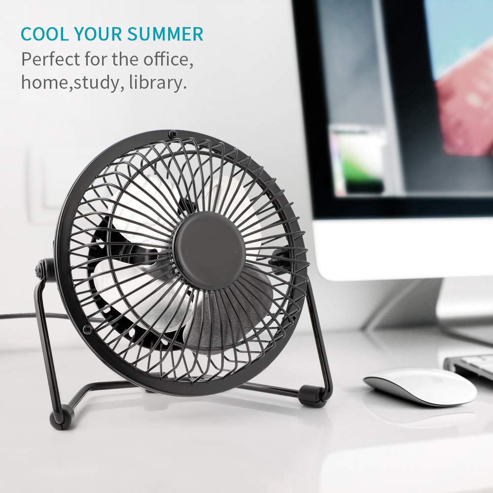 Hot Sale/Fashion USB Mini Desktop Office Fan Rotasi 360meja Desk Personal Fan Portable Cooler Kipas Pendingin