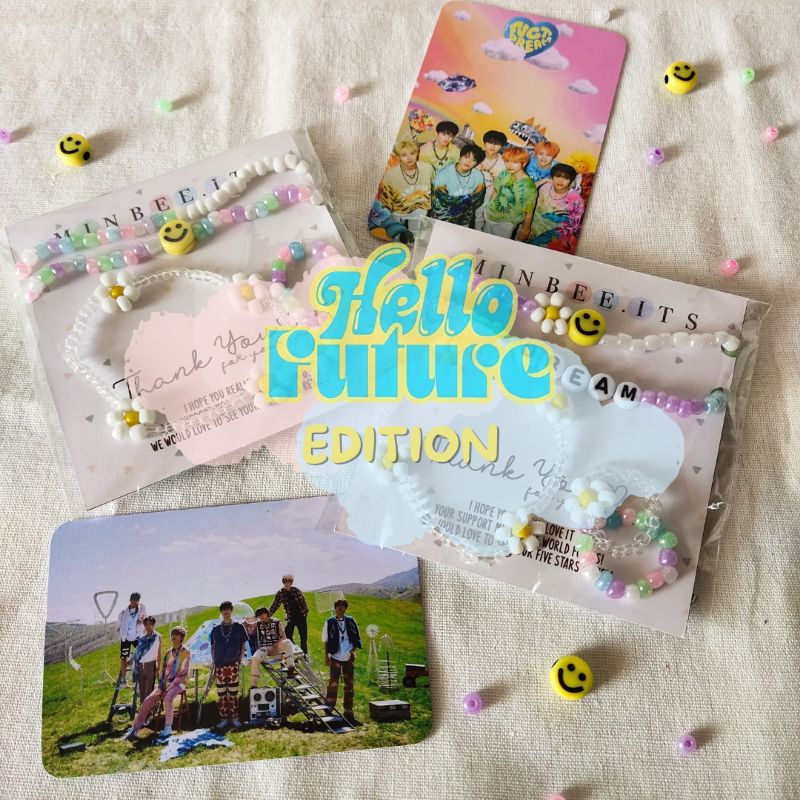 Hello Future NCT dream edition bracelet / gelang manik / gelang kpop