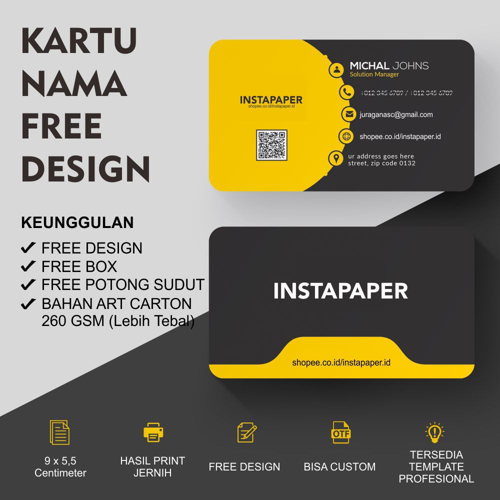 

KARTU NAMA CUSTOM FREE DESIGN FREE BOX