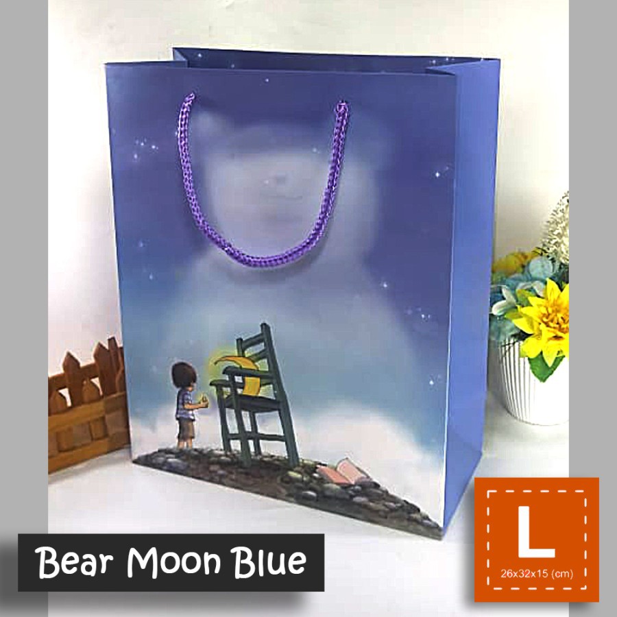 

Paper Bag Tali Motif / Tas Kertas Kado / Tas Ultah- L BEAR PANDA