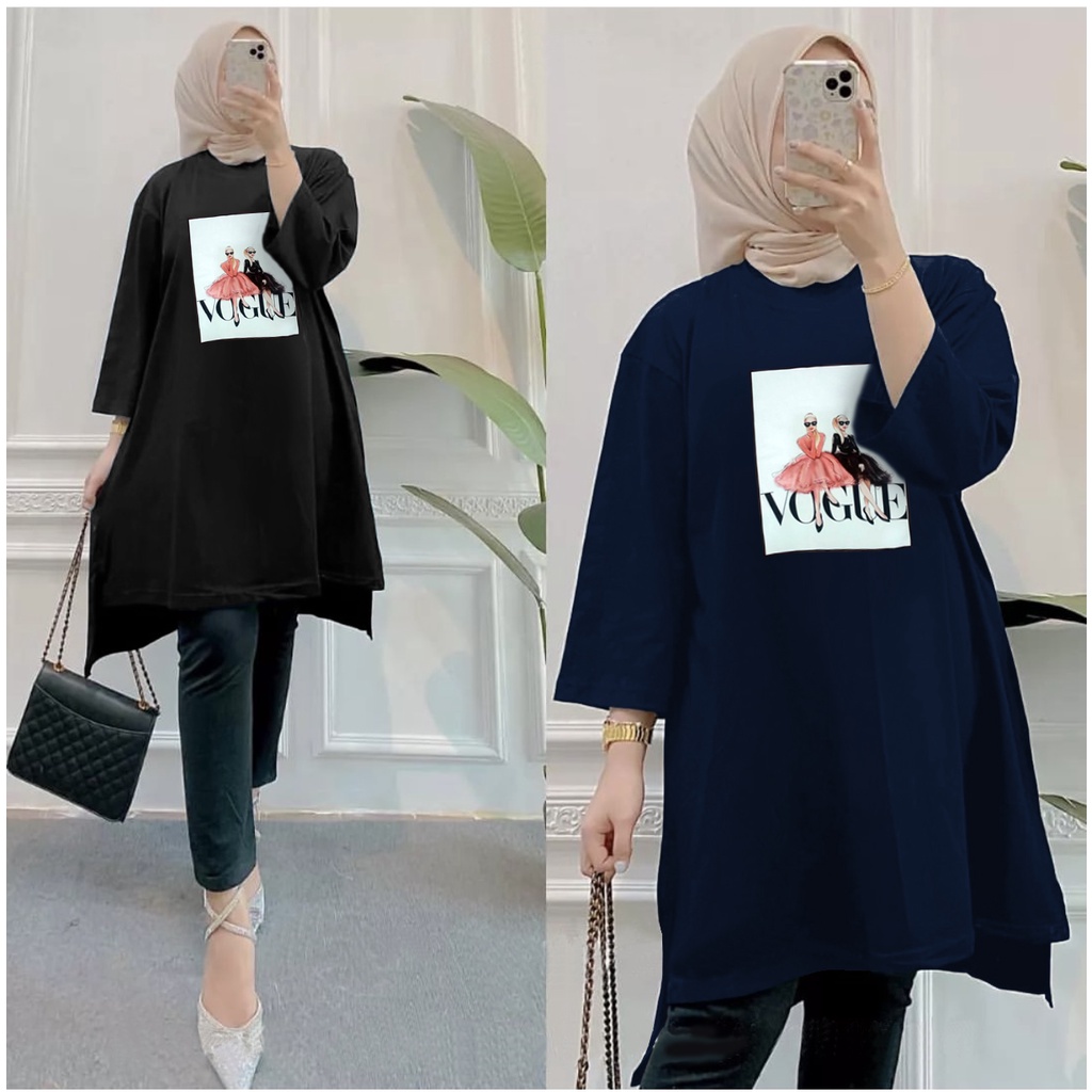 GR TUNIK OVERSIZE BASIC KAOS JUMBO GAMBAR PRINT DTF LEMBUT (BUKAN SABLON) TUNIK BABYTERRY SR04