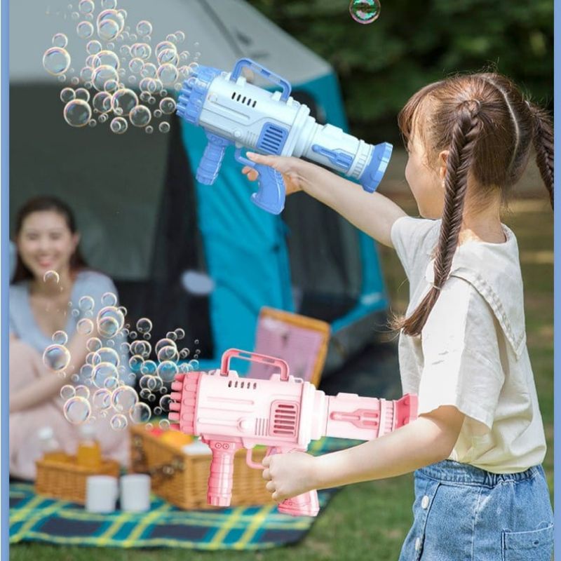 Buble gun bubble gun pistol besar jumbo 25 lubang buble gun roket SS1526