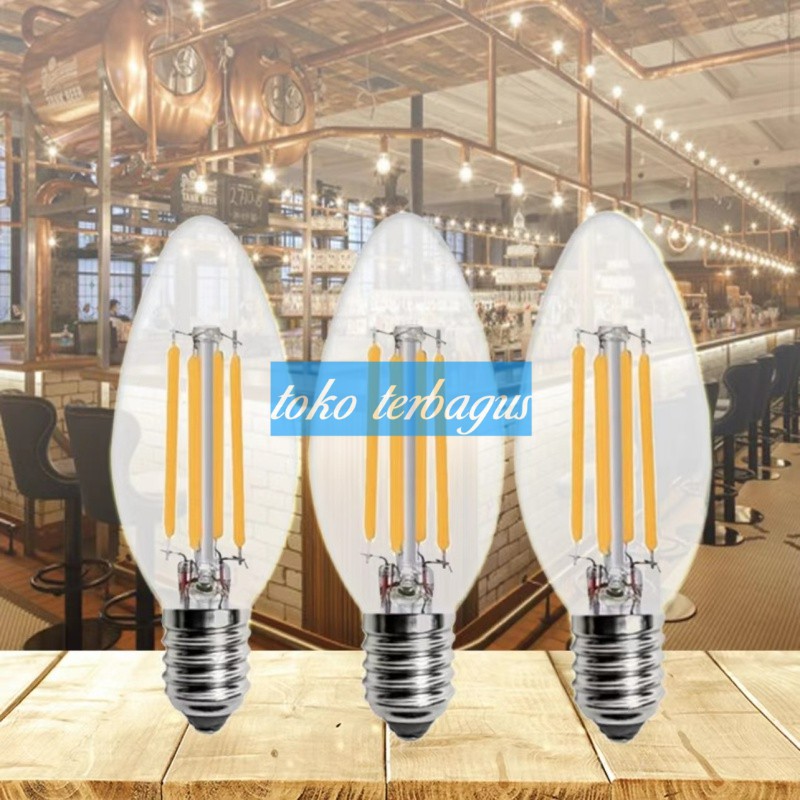 Lampu hias led candle fitting e14 2 WATT 4 WATT C35 lampu hias lilin