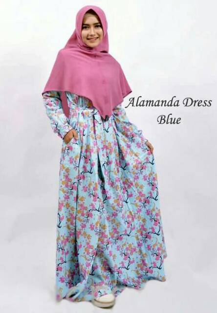 PROMO ... Gamis katun jepang 100% ori langsung dari konveksi size Standar dan Jumbo