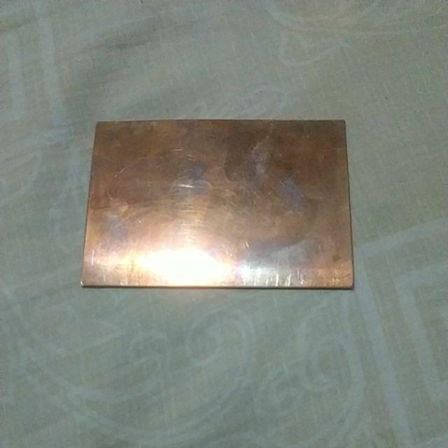 Plat Tembaga Tebal 1 Mm Lebar 60 X 90 Mm