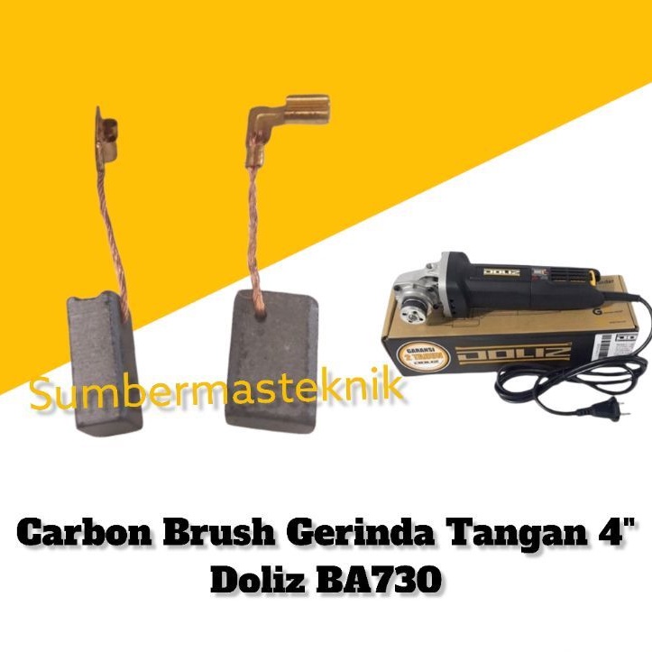 CARBON BRUSH DOLIZ BA730 ARENG GERINDA TANGAN DOLIZ 4" BA 730