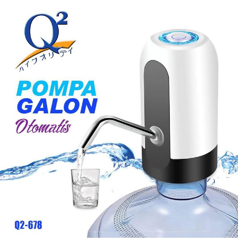 Jual Pompa Galon Elektrik Q2 Pompa Air Galon Listrik Charge Usb Q2 Pompa Galon Q2 678 4936