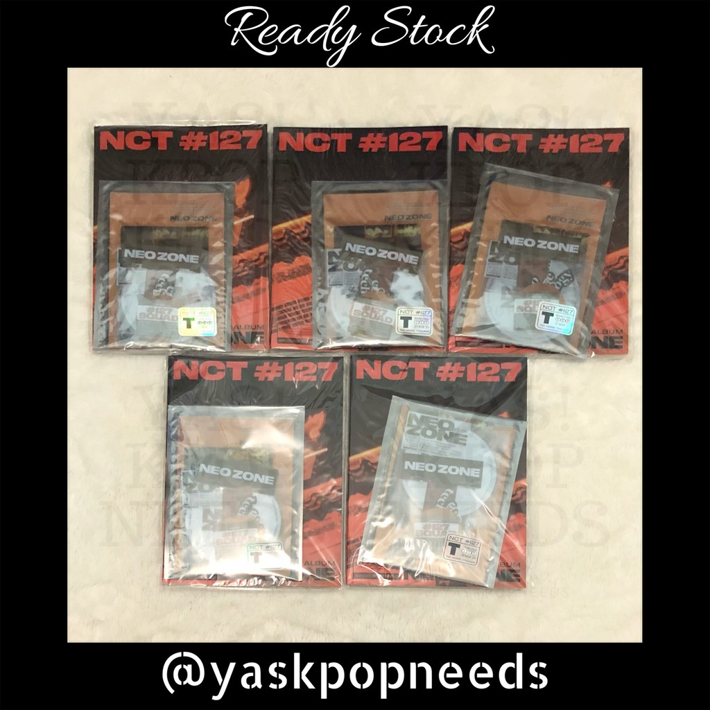 NCT 127 - NEOZONE T VERSION Album Vol.2 [NCT #127 Neo Zone] (T Ver.) SEALED ALBUM READY STOCK INA