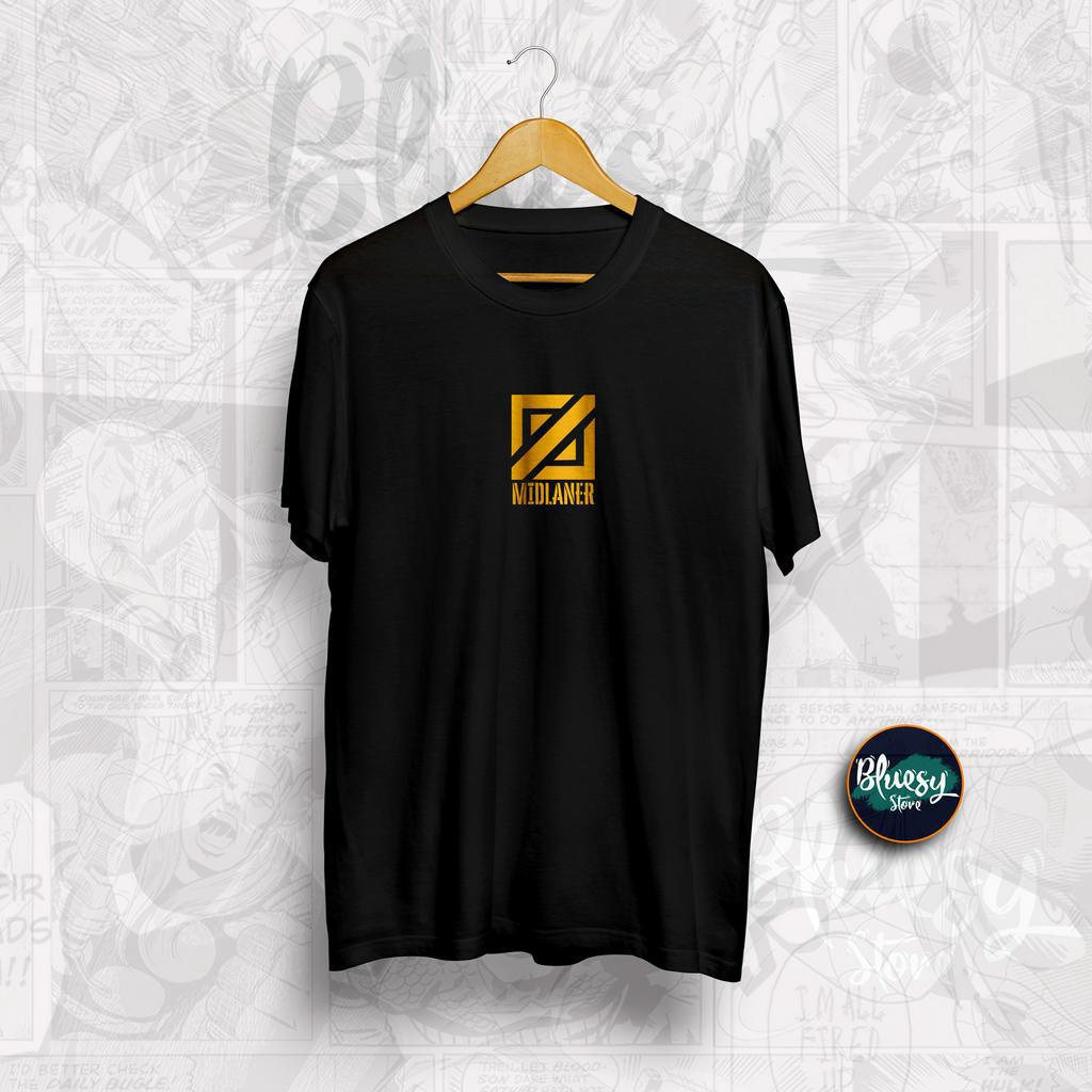 Kaos MIDLANER MOBILE LEGENDS BANG BANG BISA REQUEST NICKNAME Kaos Distro T-Shirt Murah Belanjay.id