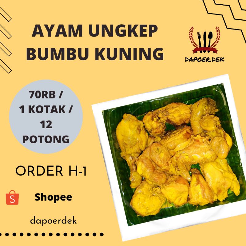 

AYAM UNGKEP BUMBU KUNING FROZEN