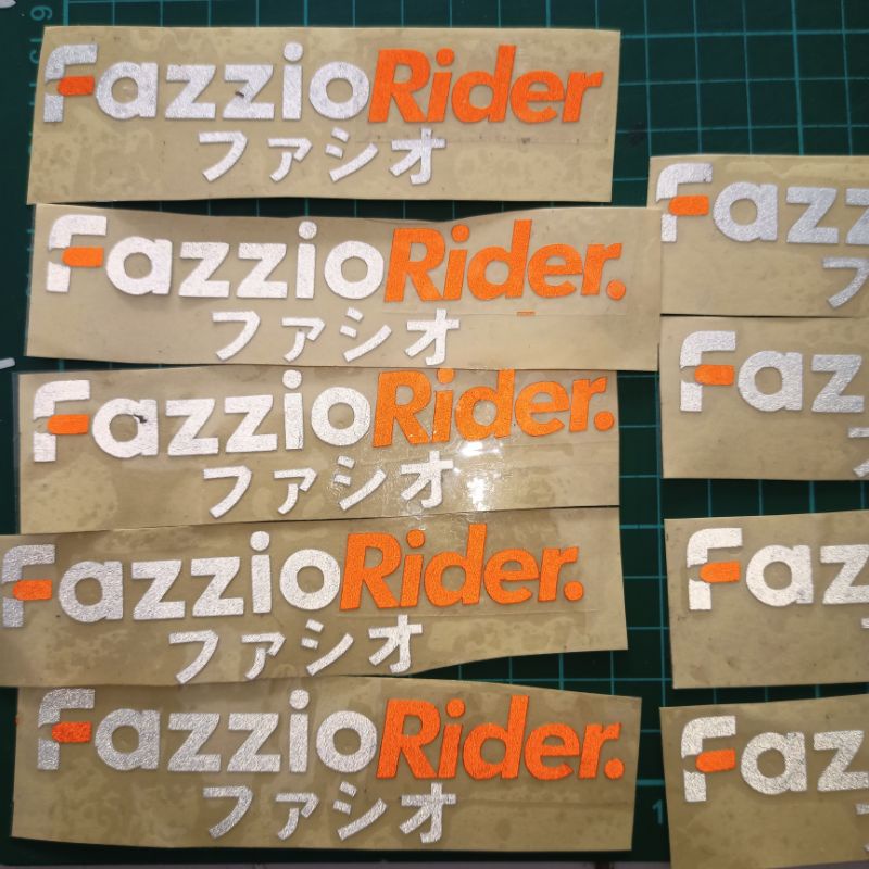 Sticker Cutting Fazio / Fazio Rider