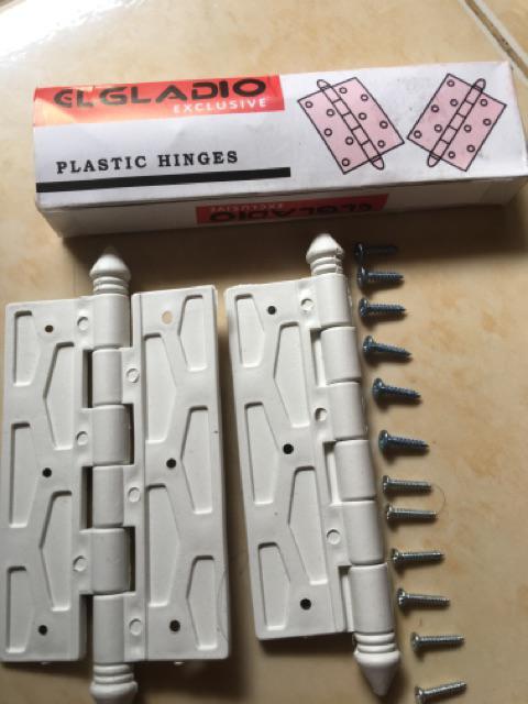 Engsel Kupu-kupu Plastik Kamar Mandi 4 Inch