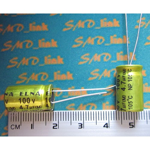Elco 4.7uf 100v Non Polar Elna