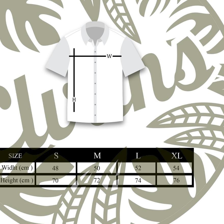 Ω Kemeja Pantai Motif Macan By Elvans Continental Cream ❅