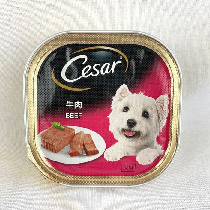 

CESAR Makanan Anjing Tray BEEF 100gr