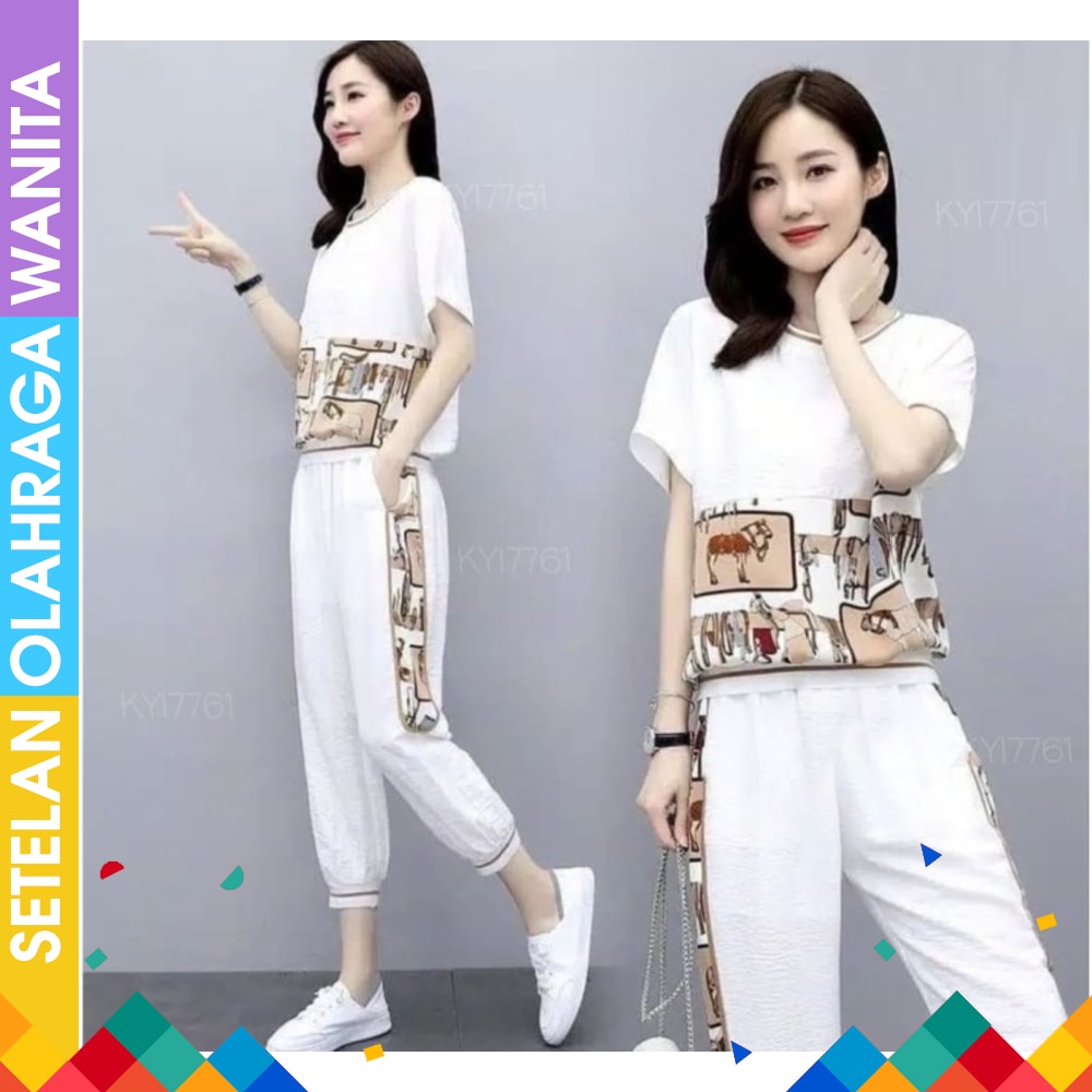 Tshirt Baju Senam Aerobik Fitness Gym Murah under armourr ADS0928 SETELAN ROK PENDEK SET BAJU OLAH