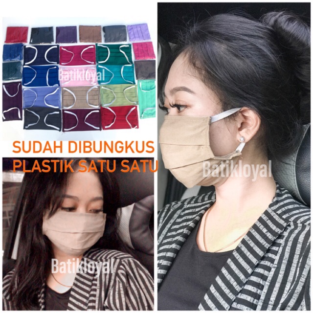 Loyal Masker Kain Earloop Pria Dan Wanita