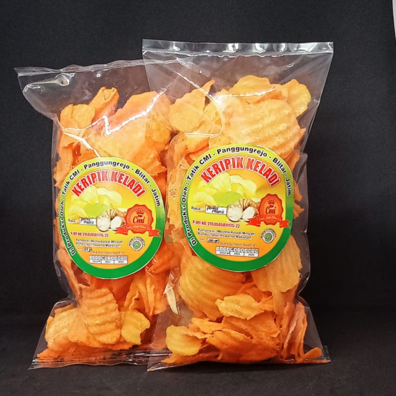 

Keripik Talas Ubi Talas Keladi Mbote Pedas Manis 100 gr