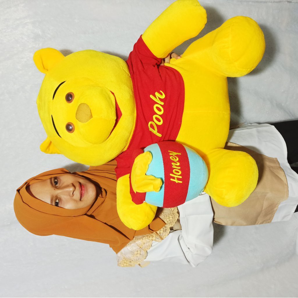 Boneka winnie the pooh jumbo MURAH BISA UKIR DAN CETAK