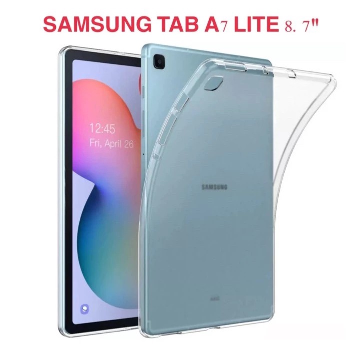 SILIKON SAMSUNG TAB A7 LITE / CASE CLEAR T220 / T225 SOFTCASE TAB A7 LITE