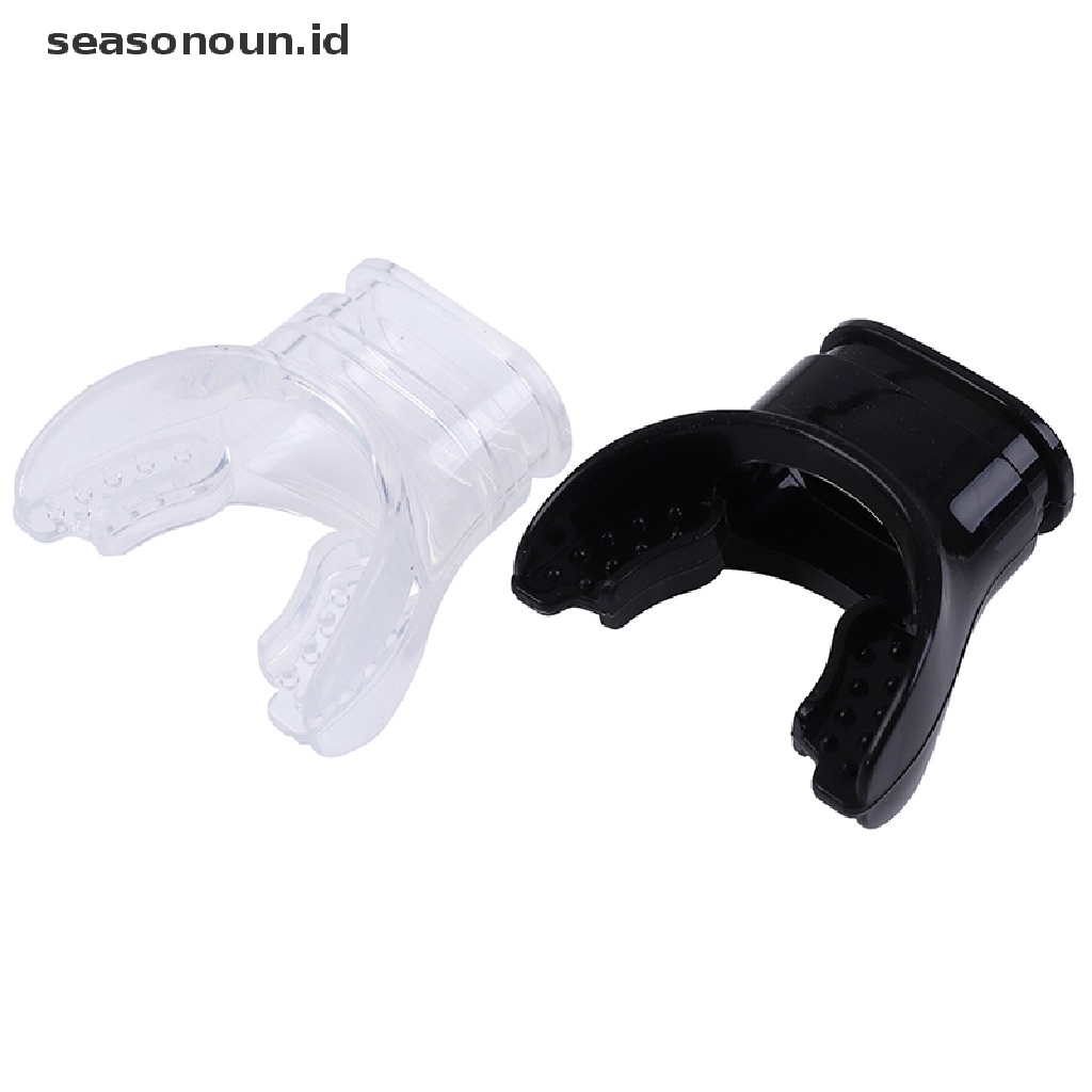 2 Pcs Tabung Mouthpiece Regulator Bahan Silikon Lembut Untuk Scuba Diving Snorkeling