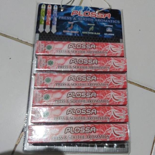 PLOSSA MINYAK ANGIN PAKET 6PCS BLUE MONTAIN &amp; RED HOT