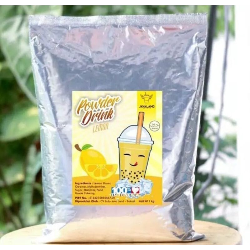 

bubuk minuman rasa lemon