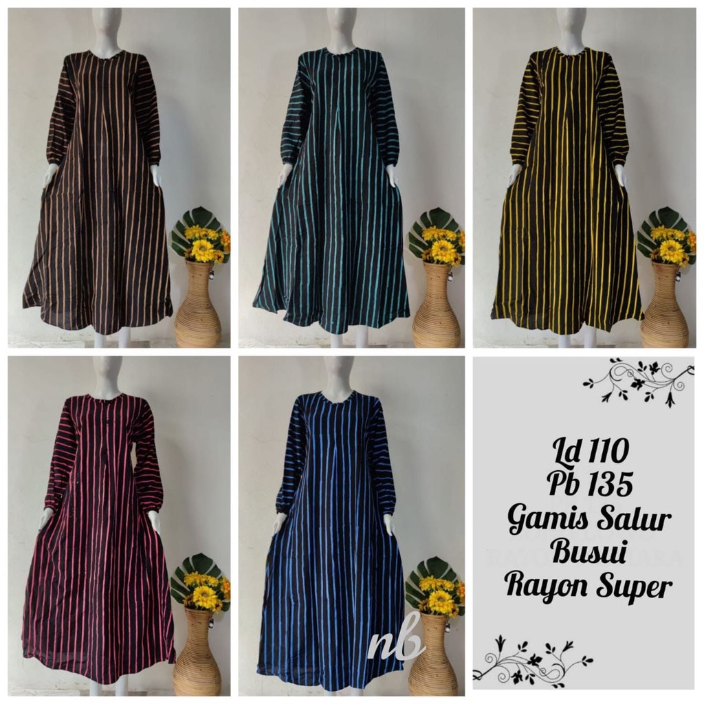 Gamis Salur Biru