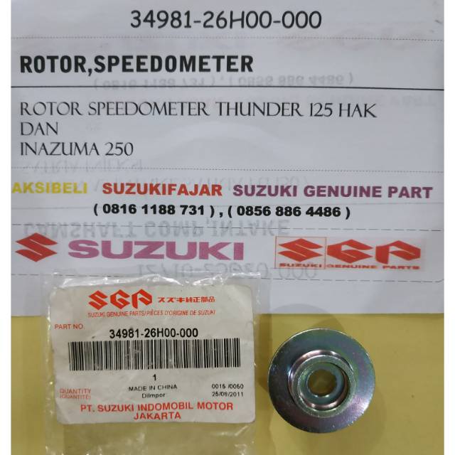 Rotor Spidometer/Speedometer Thunder 125 HAK