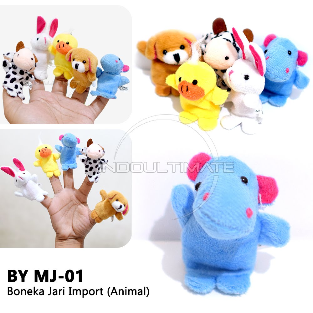 Mainan Boneka Jari Bayi Anak MJ-01 Boneka Jari Binatang Animal Finger Puppets Boneka Dongeng Boneka Cerita Boneka Bayi