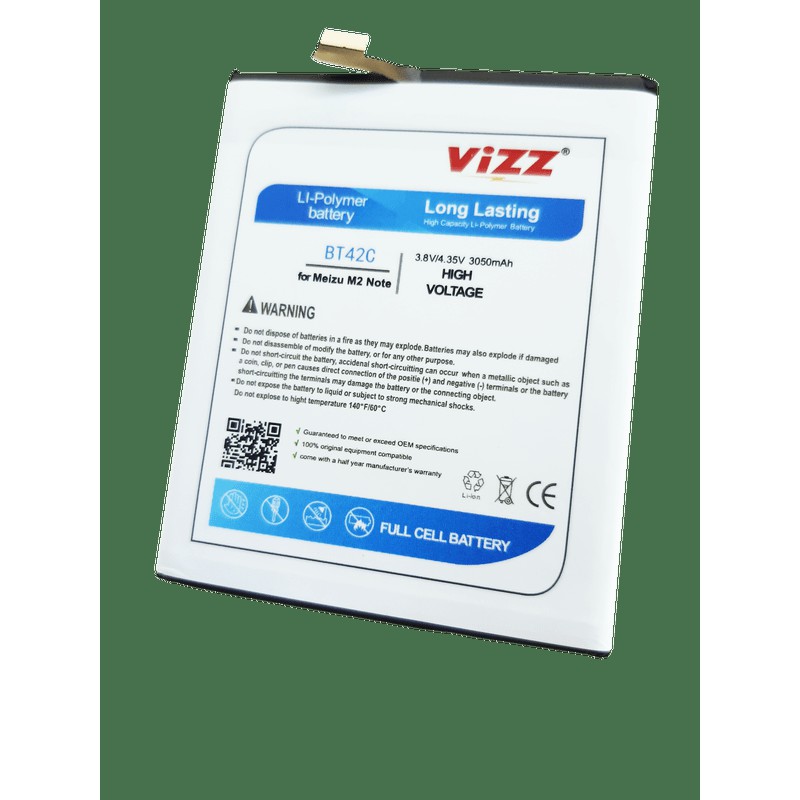 Vizz Baterai MEIZU M2 NOTE BT42C Original