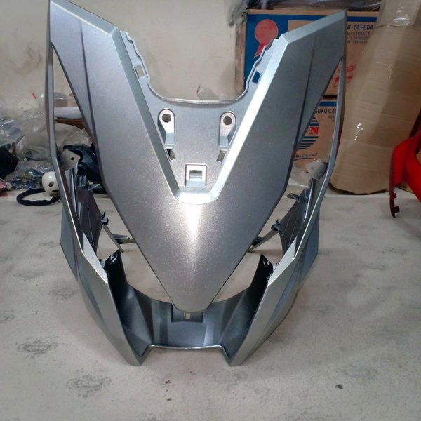 tameng depan beat street k81 2018 2019 original Honda silver