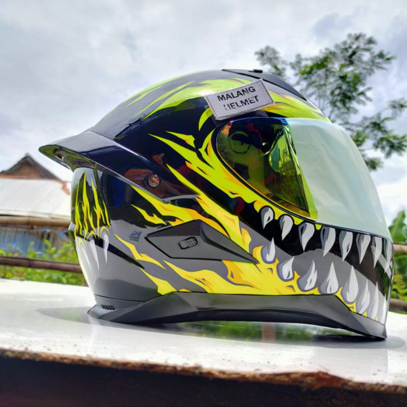 Helm SNAIL FFS 1 TYRANNO Yellow