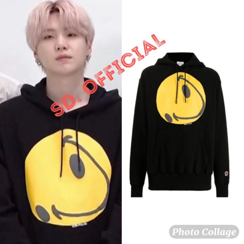 Jaket Hoodie Jumper BTS SUGA Graphic Print DTF