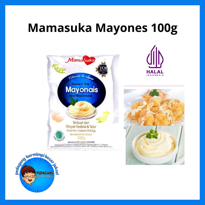 Mamasuka Mayones 100g/ Mayones halal/ mayones/Mayonnaise/ Mayonaise mamasuka