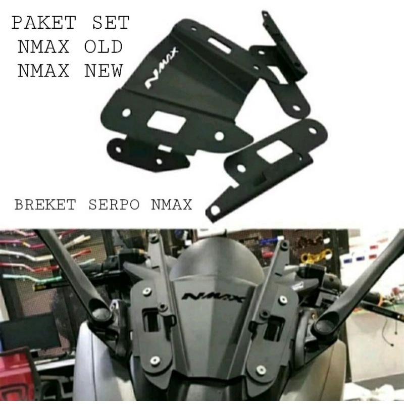 Spion Nmax, Old Nmax New 2020 Model R25 + Breket Serpo Full Set &amp; Baut Anti Jebol 1 paket