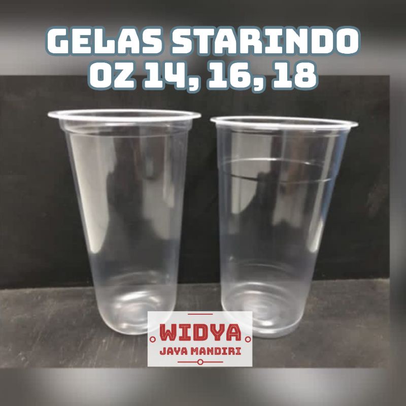 Jual Gelas Starindo Gelas Cup Starindo Gelas Cup Oz 14 16 18 Shopee Indonesia 3418