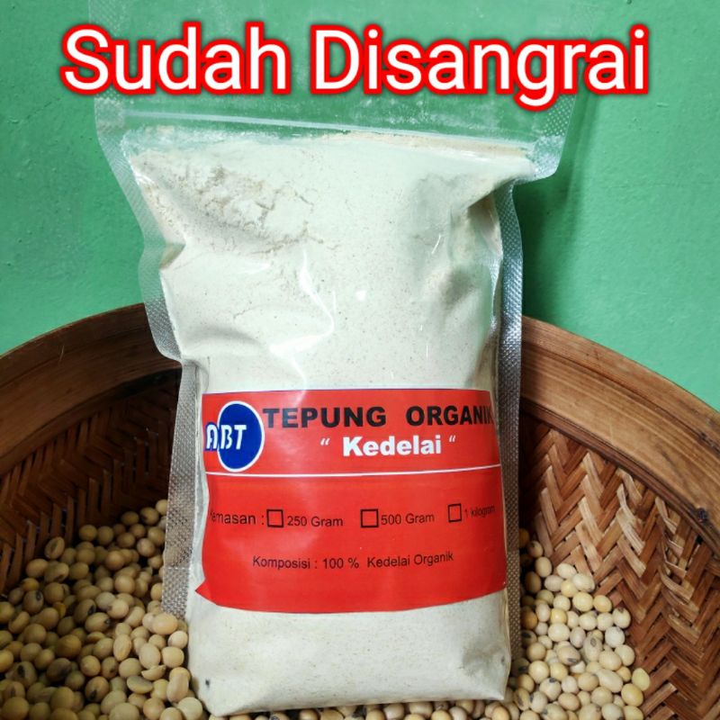

Tepung / Bubuk Kedelai Murni Organik 1 Kilogram