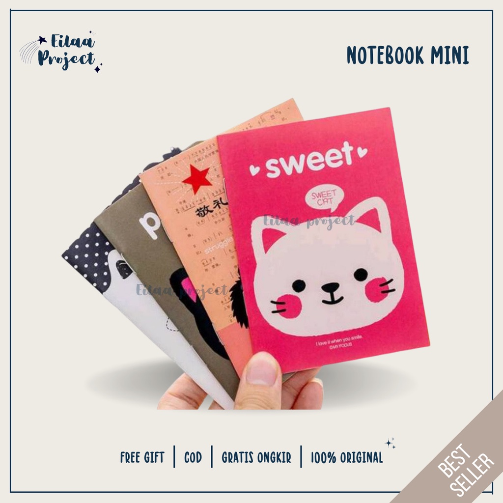 

✨ ✨ Notebook mini buku tulis mini buku catatan kecil praktis