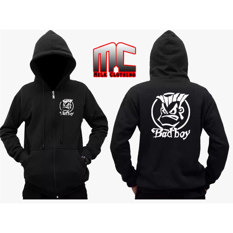 Hoodie Zipper Bad boy - Milk Clothing