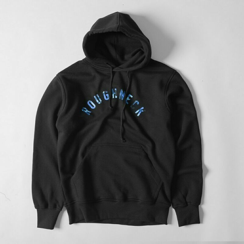 ROUGHNECK HOODIE COLLEGE (BLACK CAMOFLUGE)
