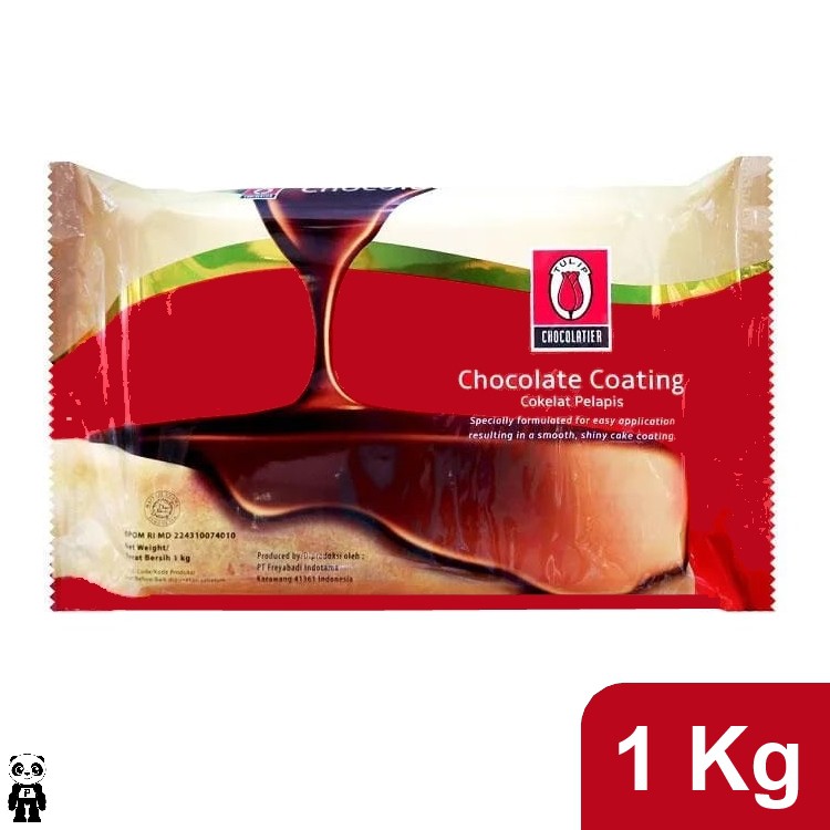 

Tulip Cake Chocolate Coating 1kg /Cokelat pelapis/Coklat/ Compound coating coklat