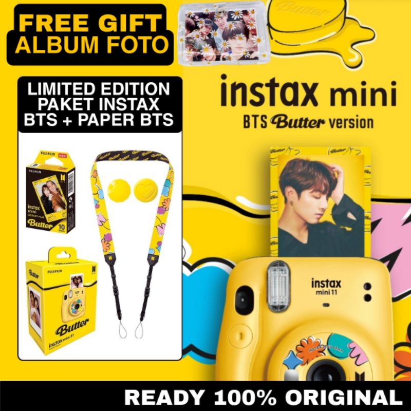 Jual INSTAX MINI 11 BTS BUTTER / INSTAX BTS / INSTAX BUTTER Shopee