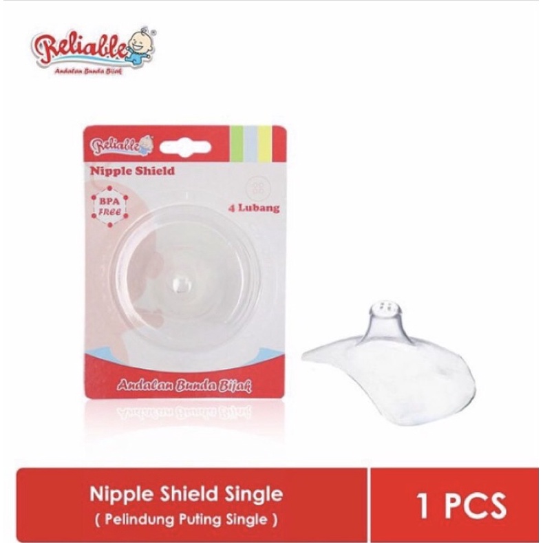 Pelindung puting saat menyusui silikon / Nipple Shield Reliable