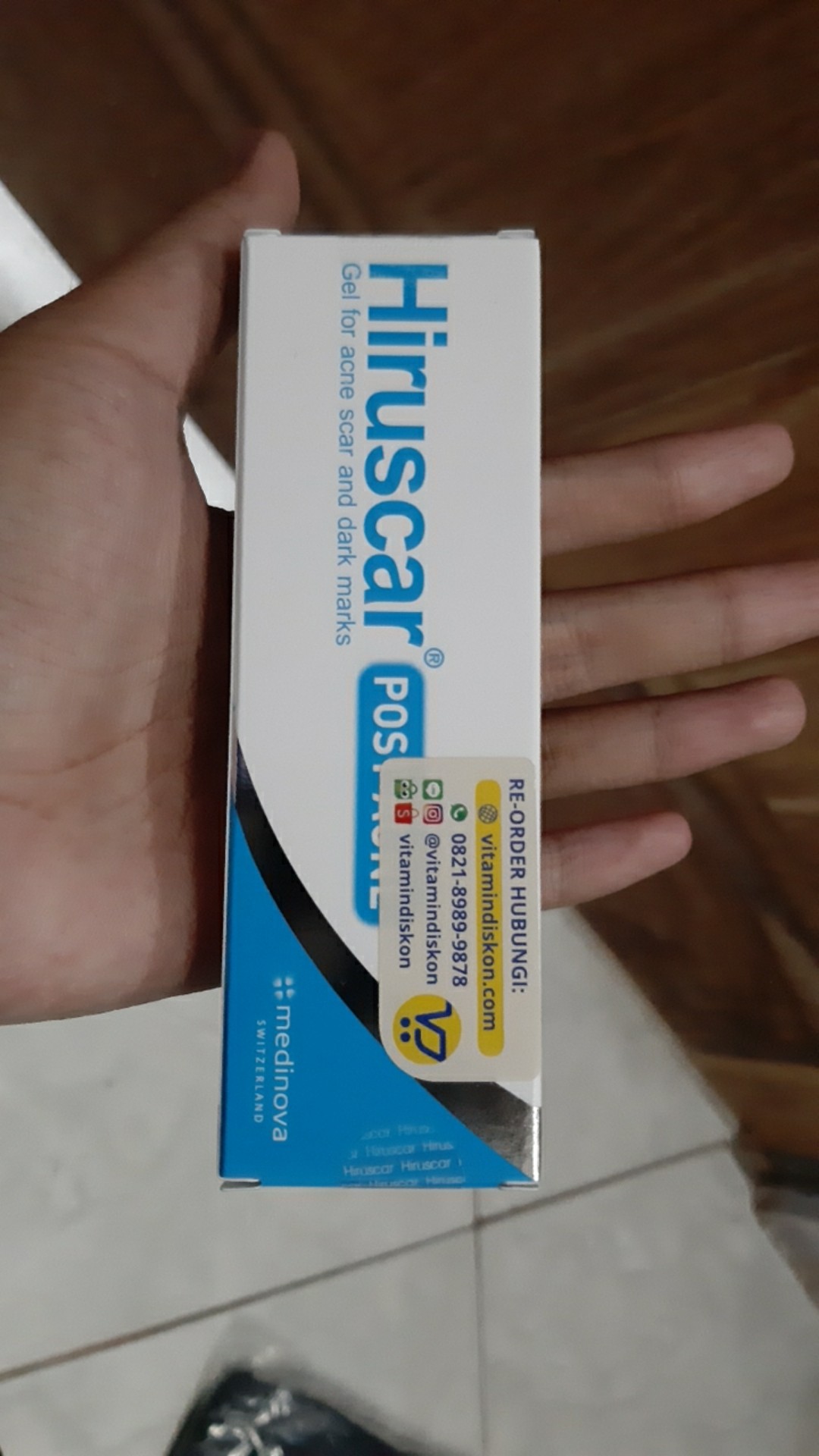 Hiruscar Post Acne Gel Penghilang Bekas Jerawat 10 gram