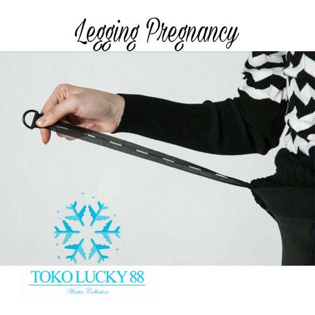 IMPORT Legging Thermal Pregnancy Celana Legging Hamil Mollad Musim dingin snow salju hiking winter