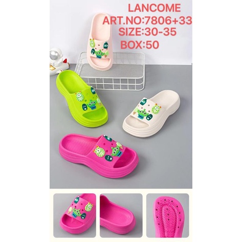 Sandal Selop Wedges Fuji Clog Versi Anak Motif Toy Story 7806