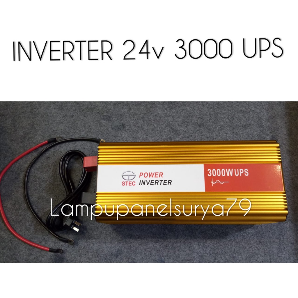Inverter Pure Sine Wave PSW STEC 24V 3000Watt  3000W 3000 W