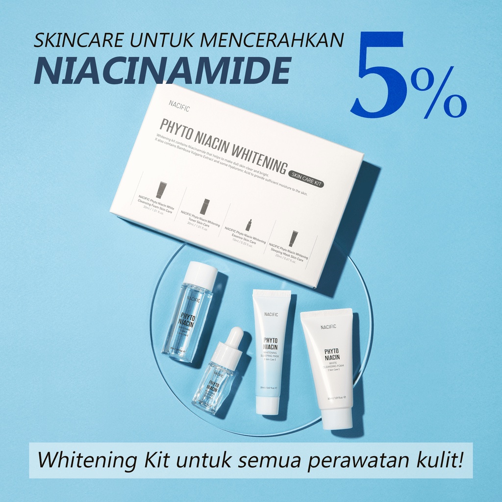 [BPOM] Nacific Phyto Niacin Whitening Kit | Whitening Self Care Kit (4 Items)