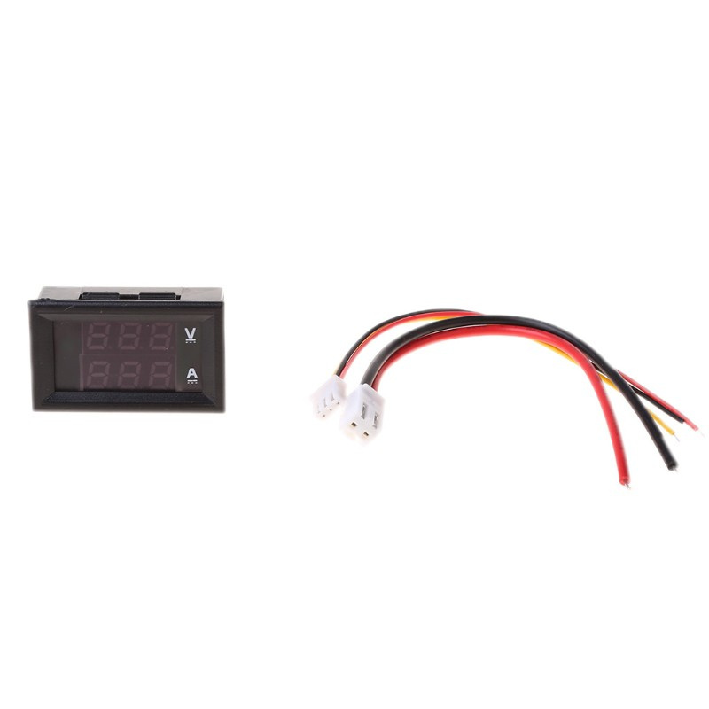 CRE  DC 0-100V 10A Dual LED Digital Voltmeter Ammeter Voltage AMP Power Car Monitor